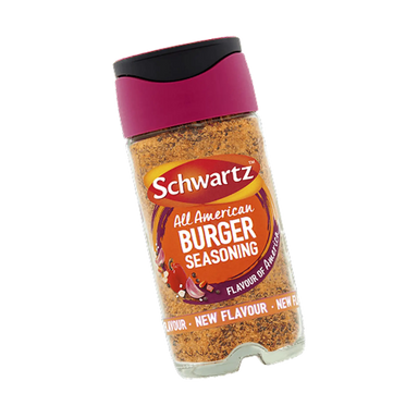 Schwartz All American Burger Seasoning container