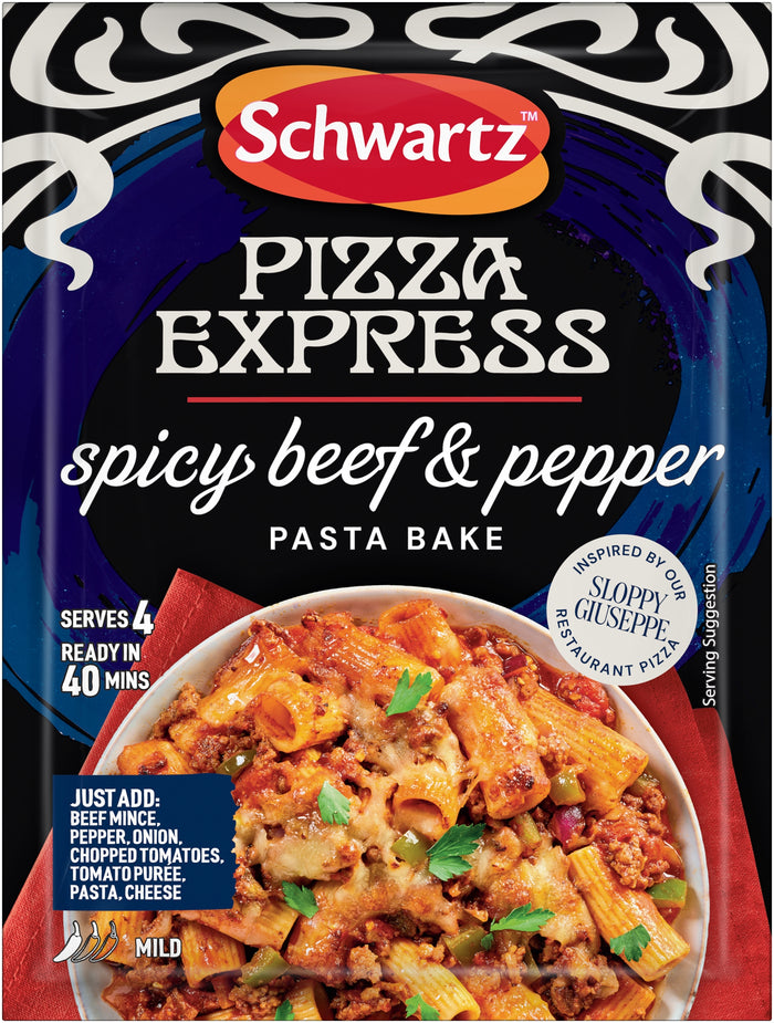Pizza Express Spicy Beef & Pepper Pasta Bake