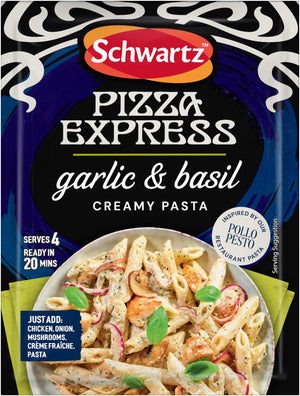 Pizza Express Garlic & Basil Creamy Pasta