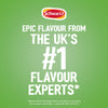 An infographic for Uk Webswitch featuring the Schwartz logo and text claiming they are the UKs number one flavour experts based on Nielsen unit sales data.