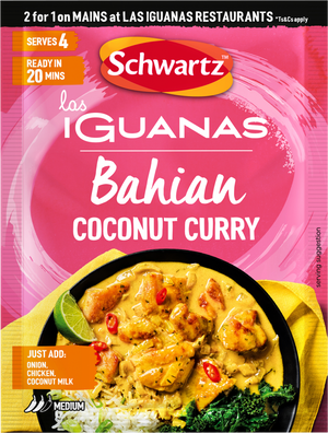 Las Iguanas Bahian Coconut Curry Recipe Mix