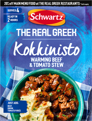 The Real Greek Kokkinisto Warming Beef & Tomato Stew Recipe Mix