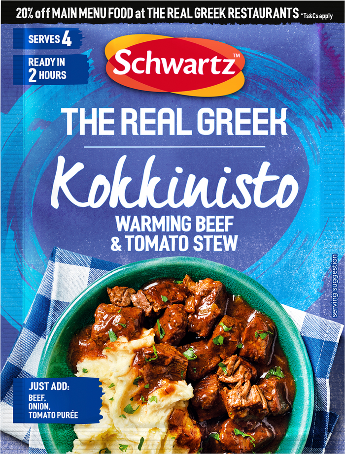 The Real Greek Kokkinisto Warming Beef & Tomato Stew Recipe Mix