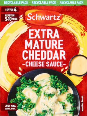 Schwartz Extra Mature Cheddar Cheese Sauce