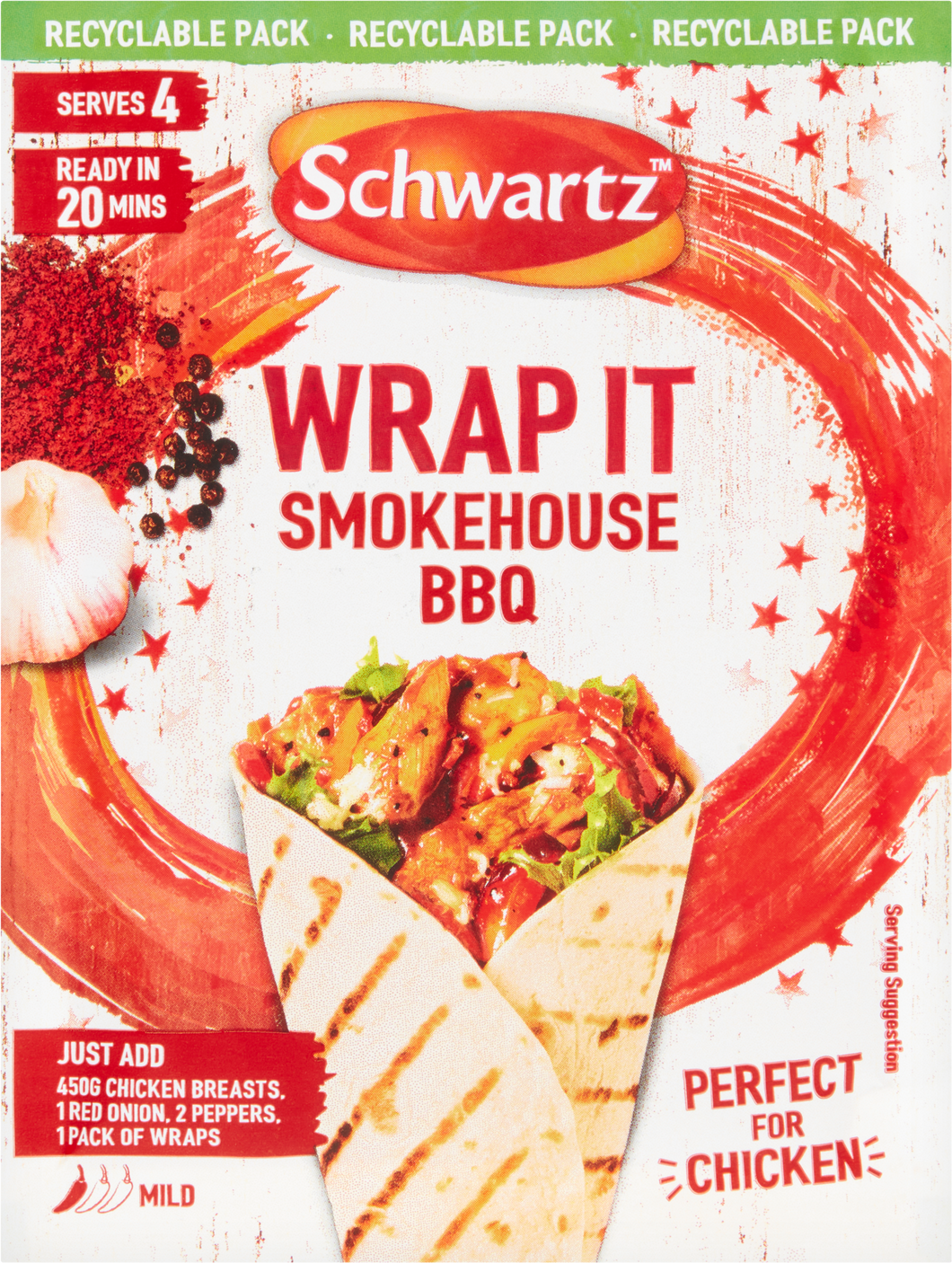 Schwartz Smokehouse BBQ Wrap It Recipe Mix